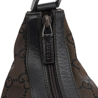 Gucci 000 0833 Brown GG Bamboo Shoulder Bag