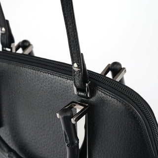 Gucci 000 0837 Black Leather Bamboo 2-Way Bag