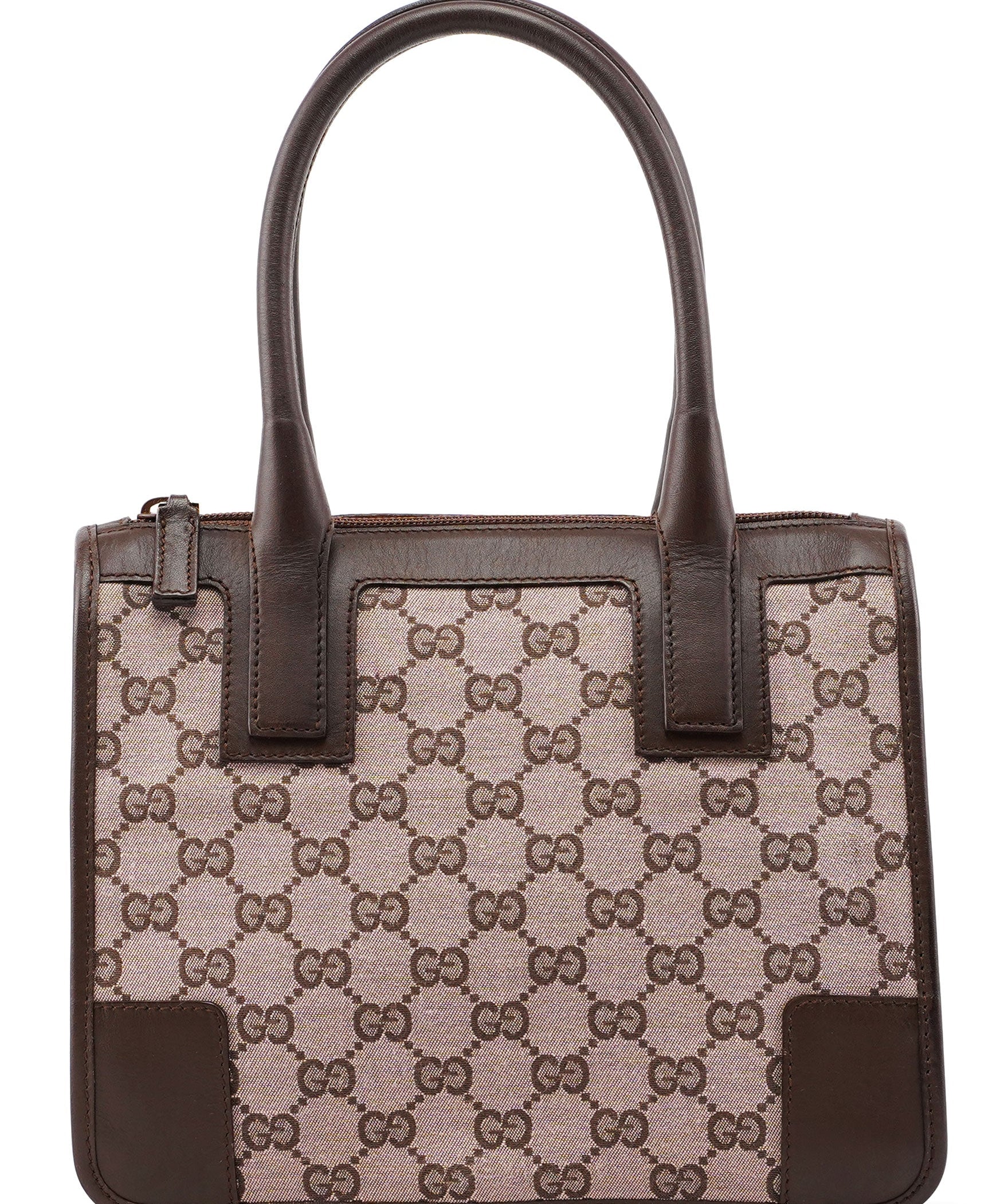 Gucci 000 0856 Beige Brown GG Tote Bag