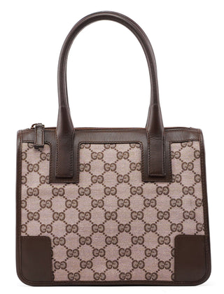 Gucci 000 0856 Beige Brown GG Tote Bag