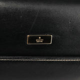 Gucci 000 0857 Borsa a mano Lady Lock in pelle nera