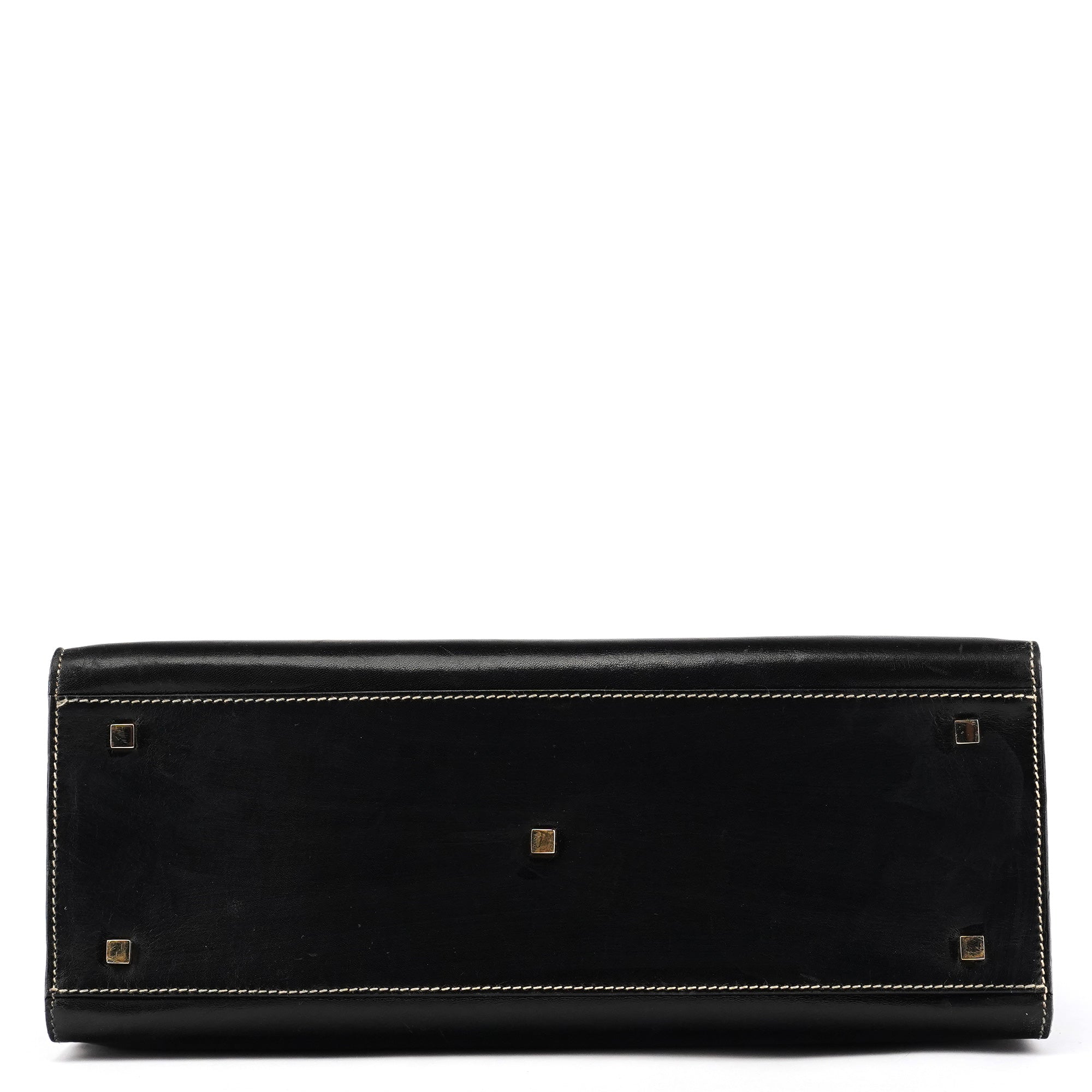 Gucci 000 0857 Black Leather Lady Lock Top Handle Bag – Rediscover
