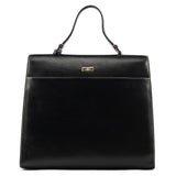 Gucci 000 0857 Borsa a mano Lady Lock in pelle nera