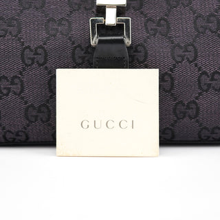 Gucci 001 1067 Black GG Jackie Shoulder Bag