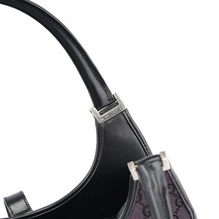 Gucci 001 1067 Black GG Jackie Shoulder Bag