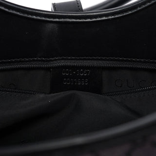 Gucci 001 1067 Black GG Jackie Shoulder Bag