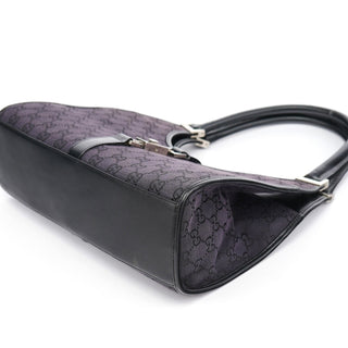 Gucci 001 1067 Black GG Jackie Shoulder Bag