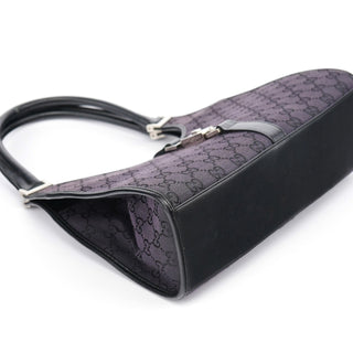 Gucci 001 1067 Black GG Jackie Shoulder Bag