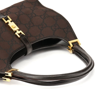 Gucci 001 1068 Dark Brown GG Jackie Shoulder Bag