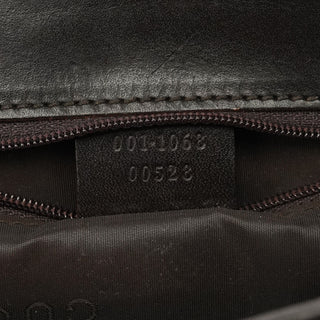 Gucci 001 1068 Dark Brown GG Jackie Shoulder Bag