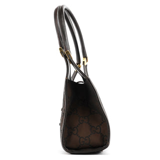 Gucci 001 1068 Dark Brown GG Jackie Shoulder Bag