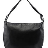 Gucci 001 1206 Black Calfskin Hobo Shoulder Bag