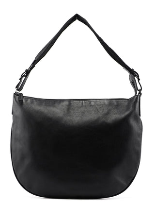 Gucci 001 1206 Black Calfskin Hobo Shoulder Bag