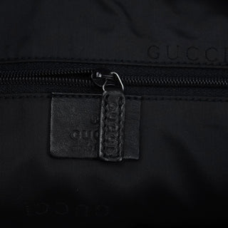 Gucci 001 1206 Black Calfskin Hobo Shoulder Bag