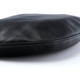 Gucci 001 1206 Black Calfskin Hobo Shoulder Bag