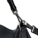 Gucci 001 1577 Black Calfskin Bamboo 2-Way Bag