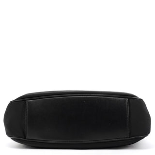 Gucci 001 1638 Black Nylon Bamboo 2-Way Bag