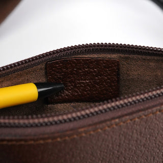 Gucci 001 1880 Brown Leather Bamboo Hobo Shoulder Bag