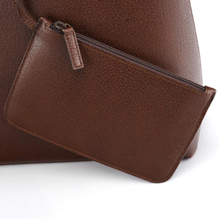 Gucci 001 1880 Brown Leather Bamboo Hobo Shoulder Bag