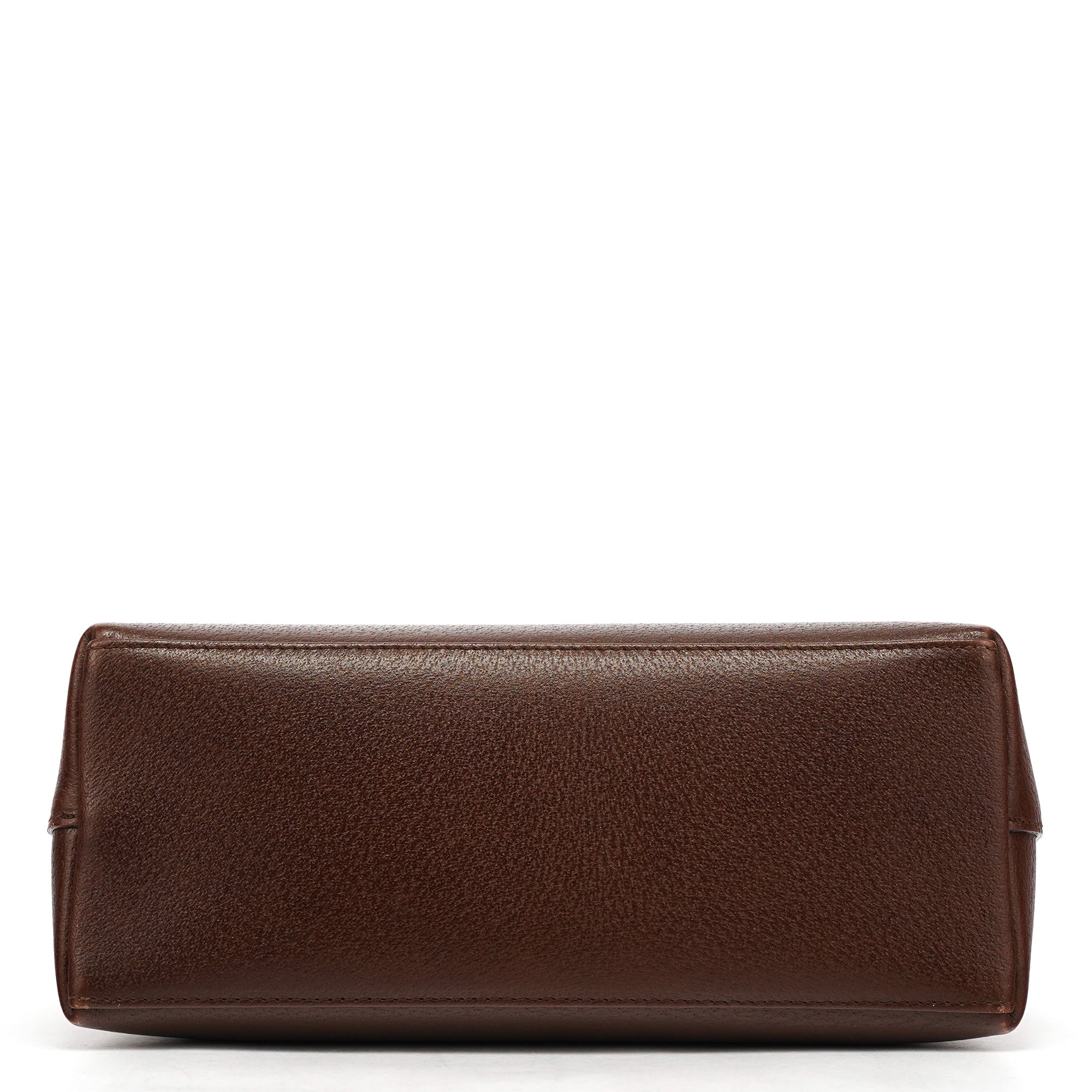 Gucci 001 1880 Sac hobo Bamboo en cuir marron