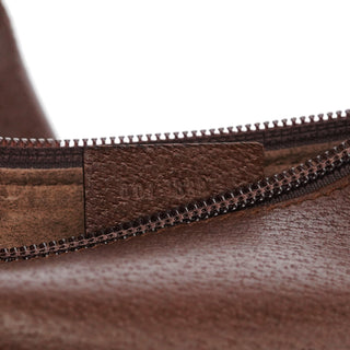 Gucci 001 1880 Brown Leather Bamboo Shoulder Bag