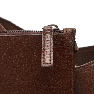 Gucci 001 1880 Brown Leather Bamboo Shoulder Bag