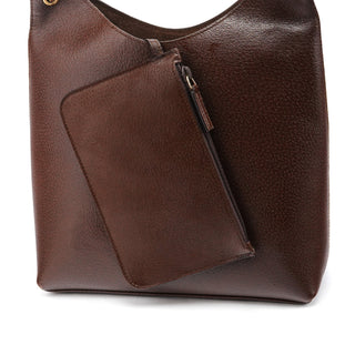 Gucci 001 1880 Brown Leather Bamboo Shoulder Bag