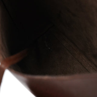 Gucci 001 1880 Brown Leather Bamboo Shoulder Bag