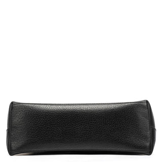 Gucci 001 1883 Black Leather Bamboo Hobo Bag