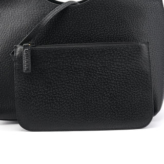 Gucci 001 1883 Black Leather Bamboo Hobo Bag
