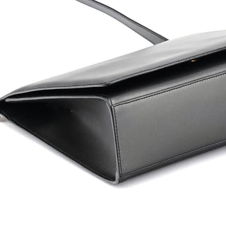 Gucci 001 2058 Anthracite Leather Frame Shoulder Bag