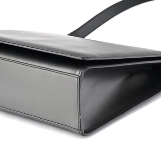 Gucci 001 2058 Anthracite Leather Frame Shoulder Bag