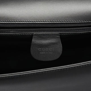 Gucci 001 2058 Anthracite Leather Frame Shoulder Bag
