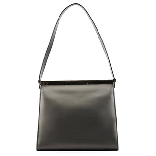 Gucci 001 2058 Anthracite Leather Frame Shoulder Bag