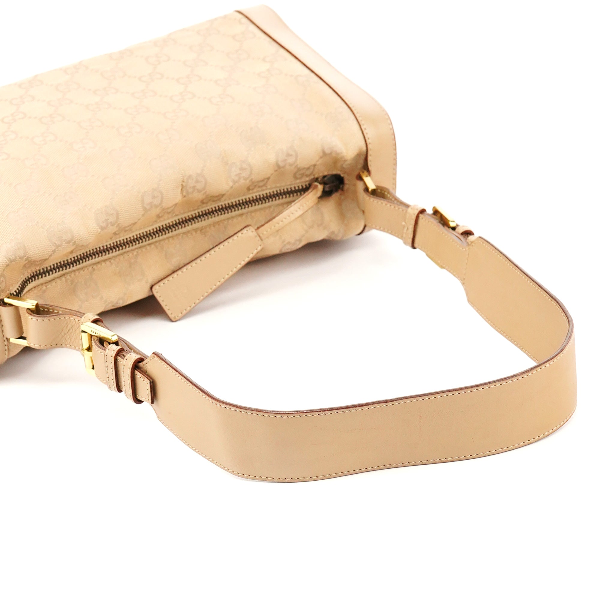 Gucci 001 2058 Beige GG Shoulder Bag