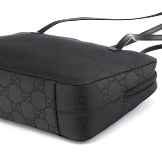 Gucci 001 3074 Black GG Nylon Tote Bag