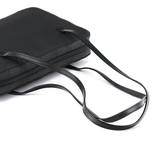 Gucci 001 3074 Black GG Nylon Tote Bag