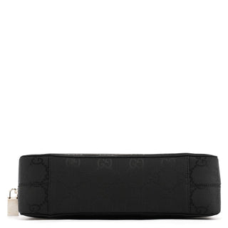 Gucci 001 3074 Black GG Nylon Tote Bag