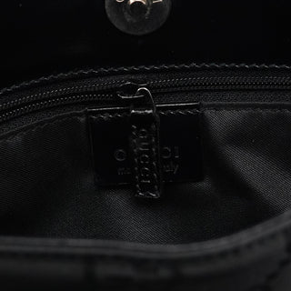Gucci 001 3166 Black GG Nylon Shoulder Bag