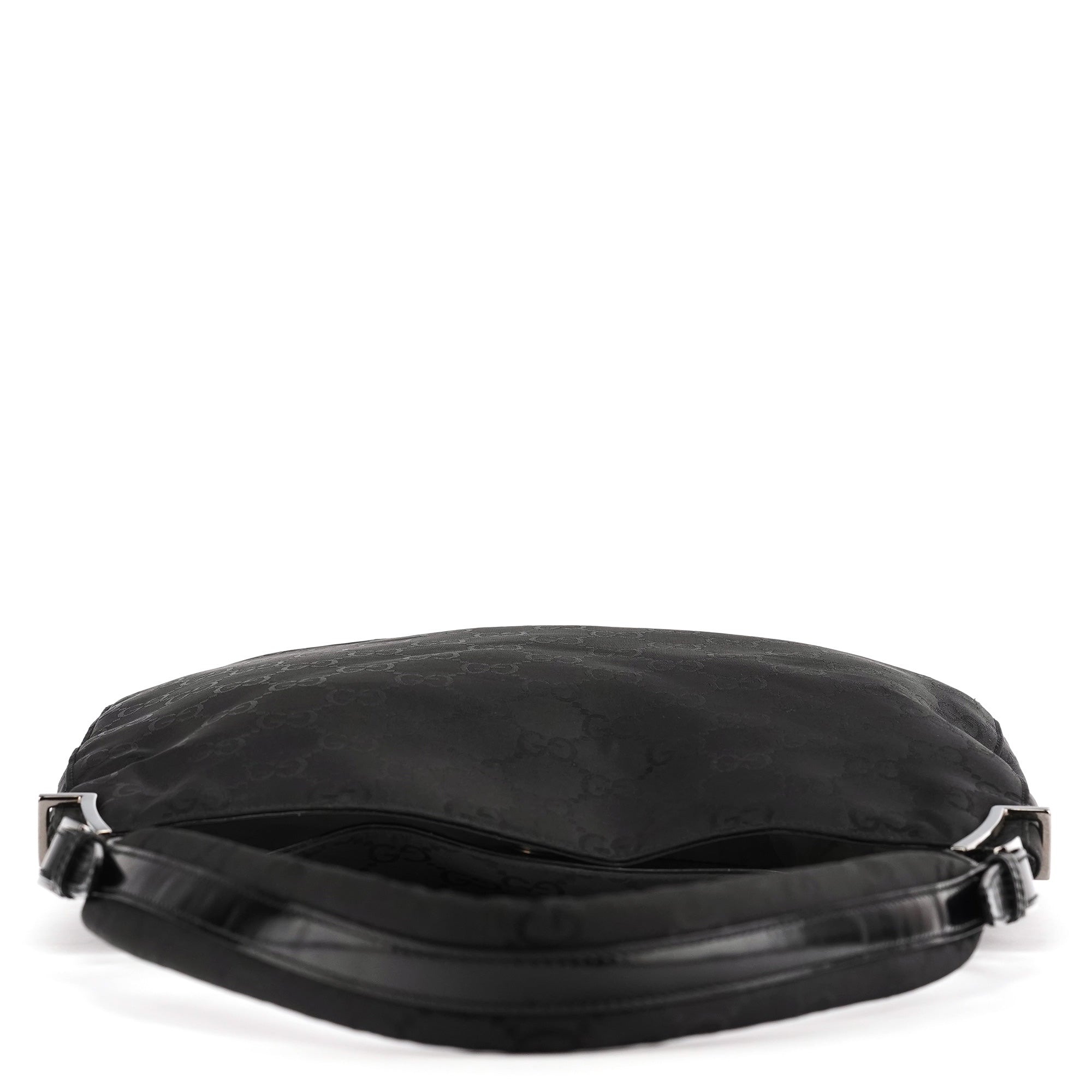 Gucci 001 3166 Sac porté épaule en nylon GG noir