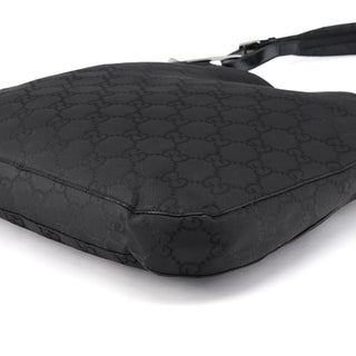 Gucci 001 3166 Black GG Nylon Shoulder Bag