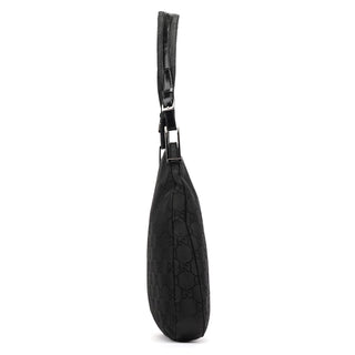 Gucci 001 3166 Black GG Nylon Shoulder Bag