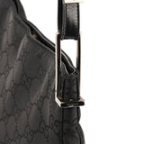 Gucci 001 3166 skuldertaske i sort GG nylon
