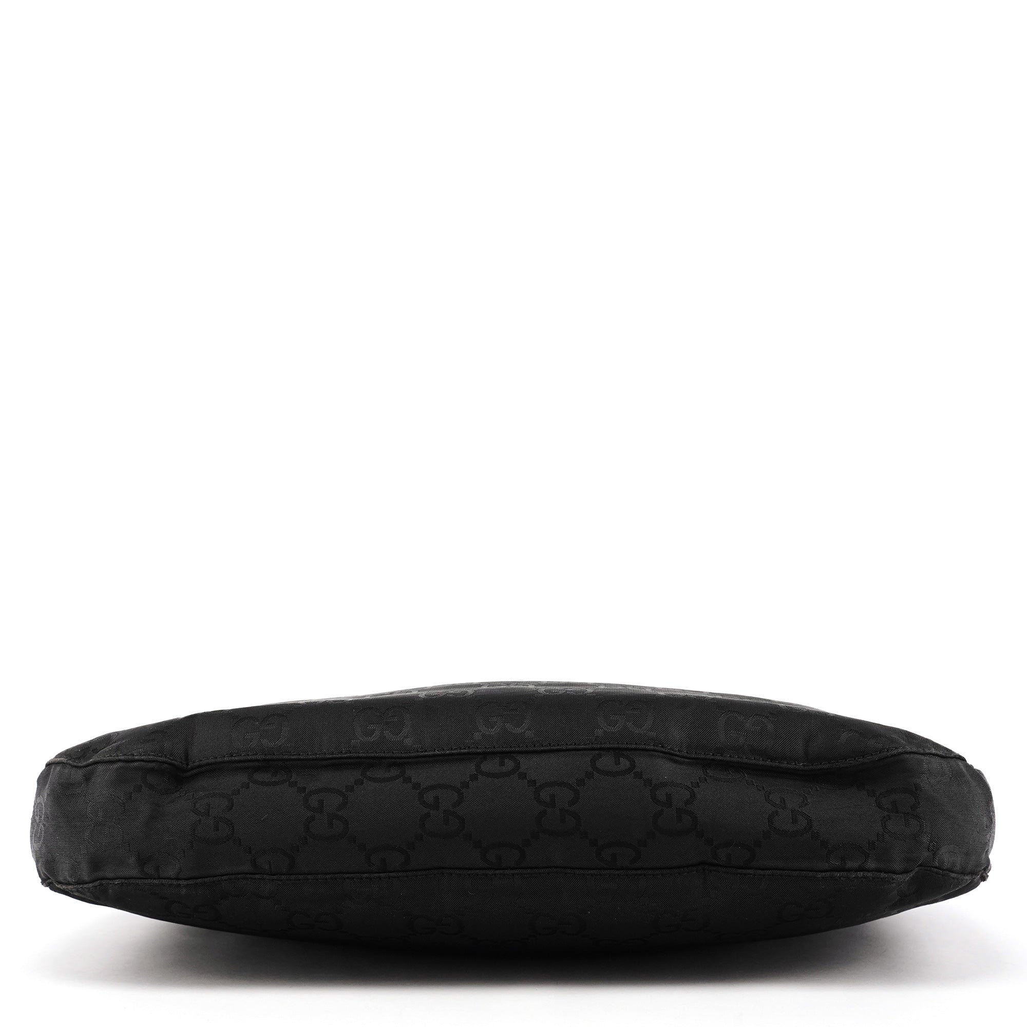 Gucci 001 3166 skuldertaske i sort GG nylon