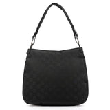 Gucci 001 3166 skuldertaske i sort GG nylon