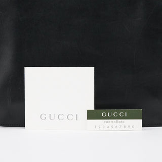 Gucci 001 3167 Black Calfskin Hobo Shouler Bag