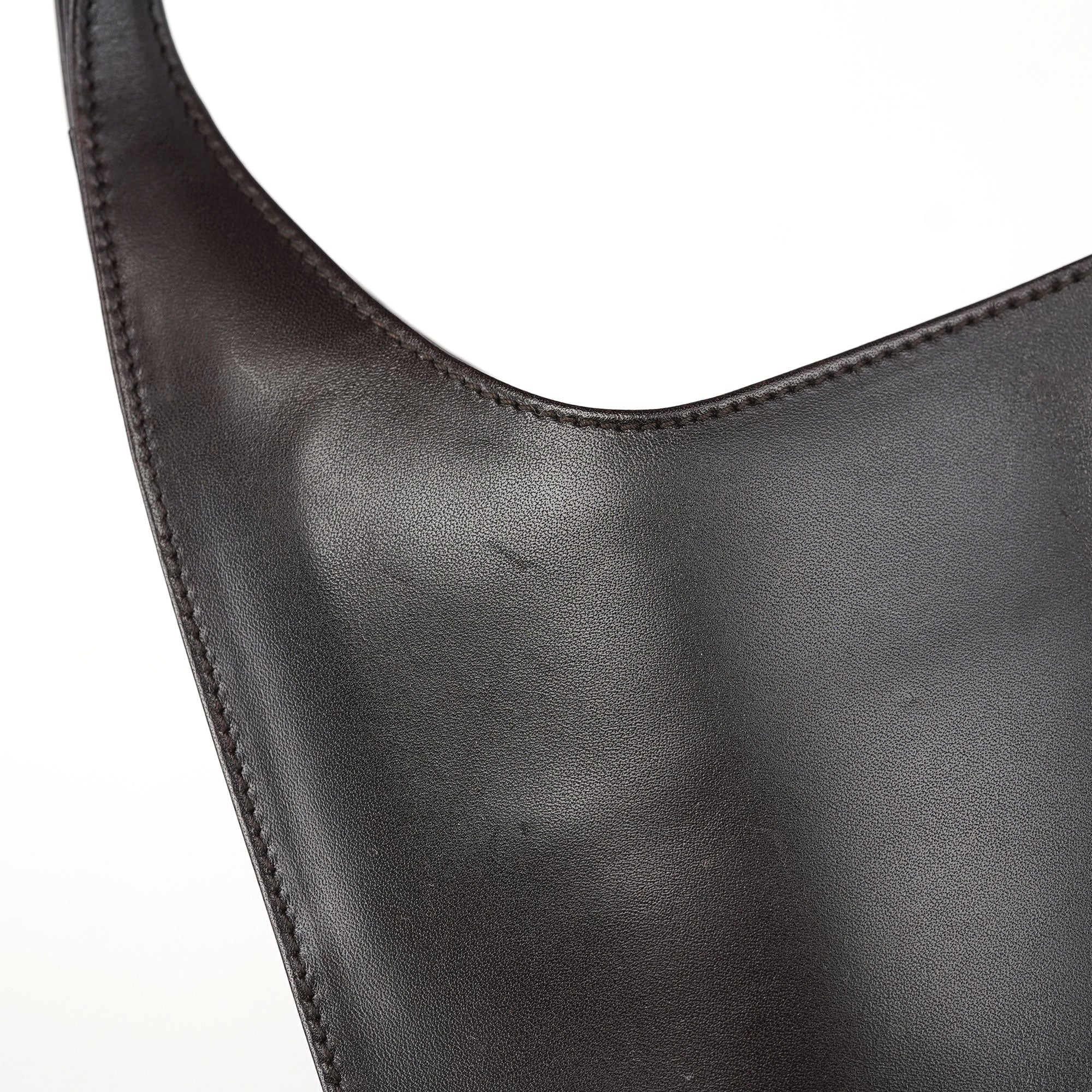 Gucci 001 3167 Brown Calfskin Hobo Shoulder Bag