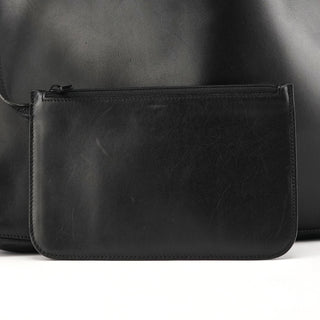 Gucci 001 3185 Black Leather Horsebit Hobo Shoulder Bag