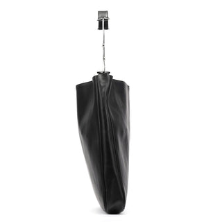 Gucci 001 3185 Black Leather Horsebit Hobo Shoulder Bag