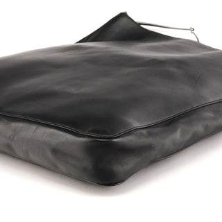 Gucci 001 3185 Black Leather Horsebit Hobo Shoulder Bag